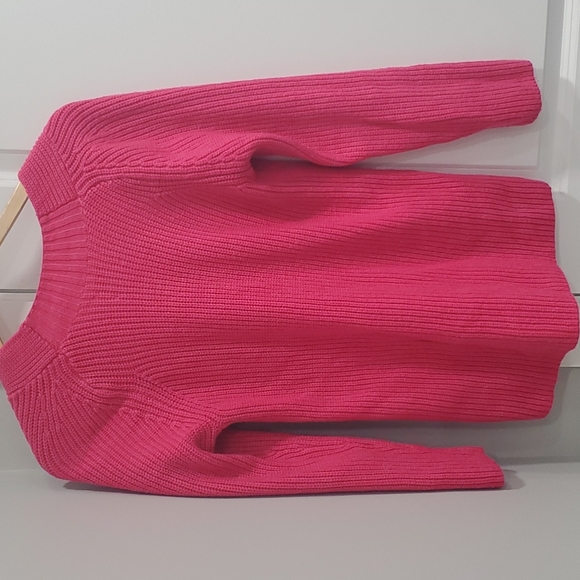Lucky Brand pink oversized pink sweater 💓 - Picture 4 of 6